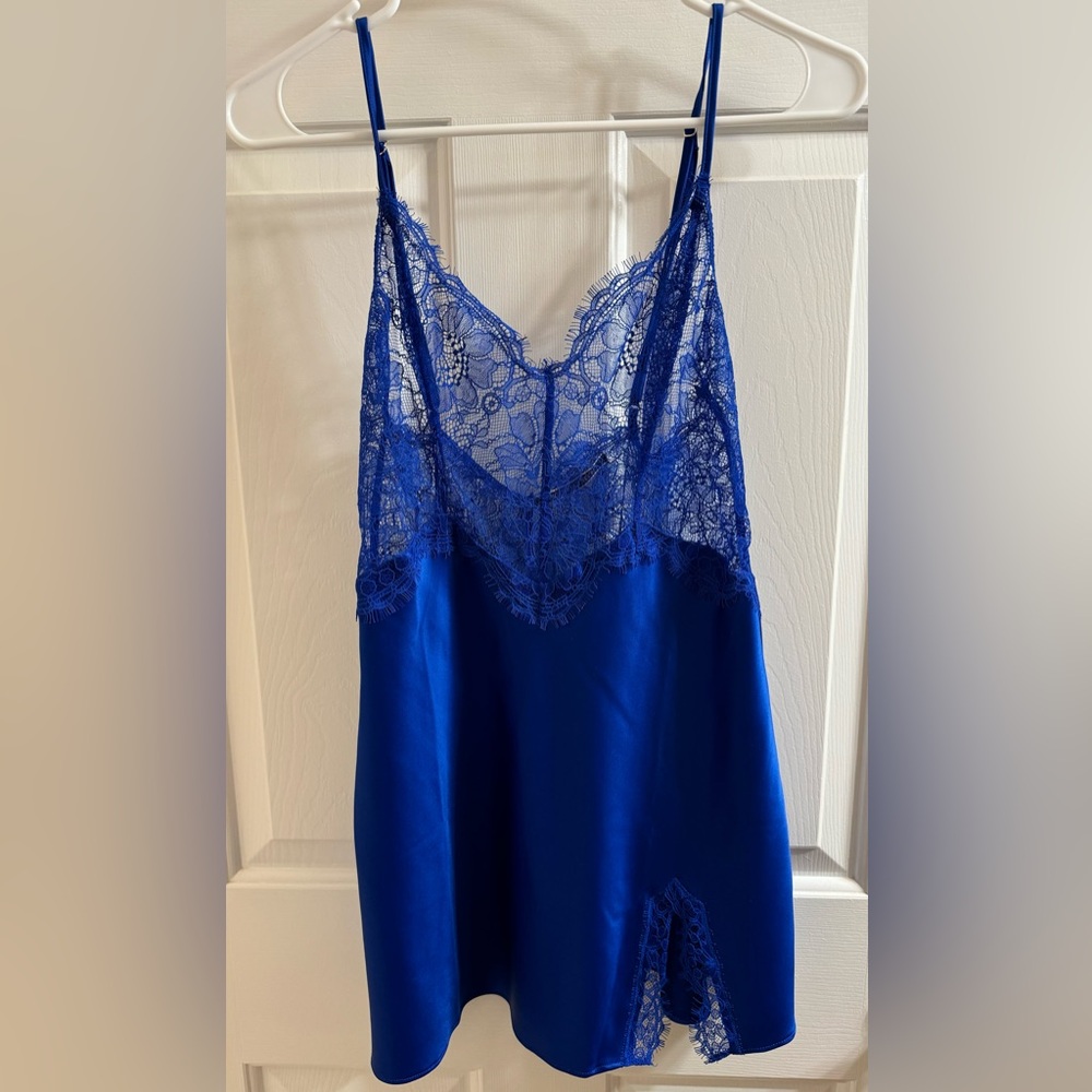 Victoria’s Secret Lace Top Satin Slip Nightgown